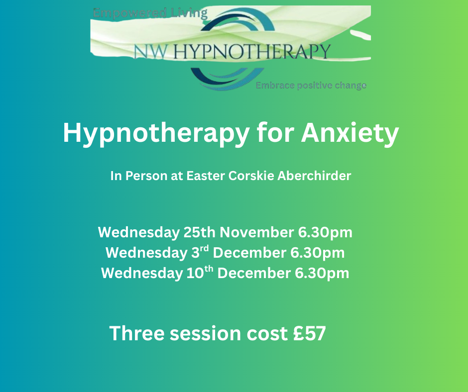 Hypnotherapy for Anxiety 3 session