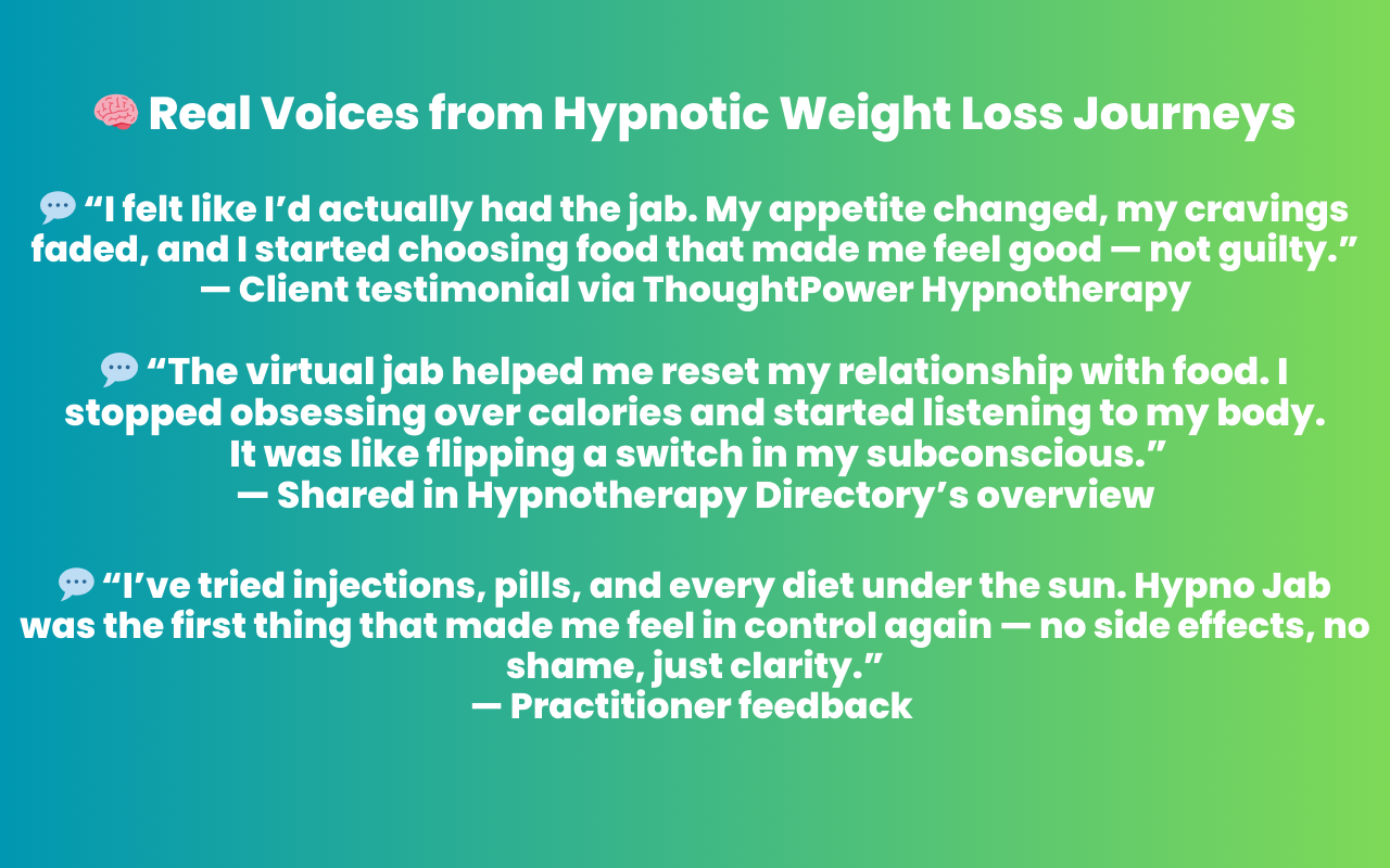 Hypnotic Weight Loss