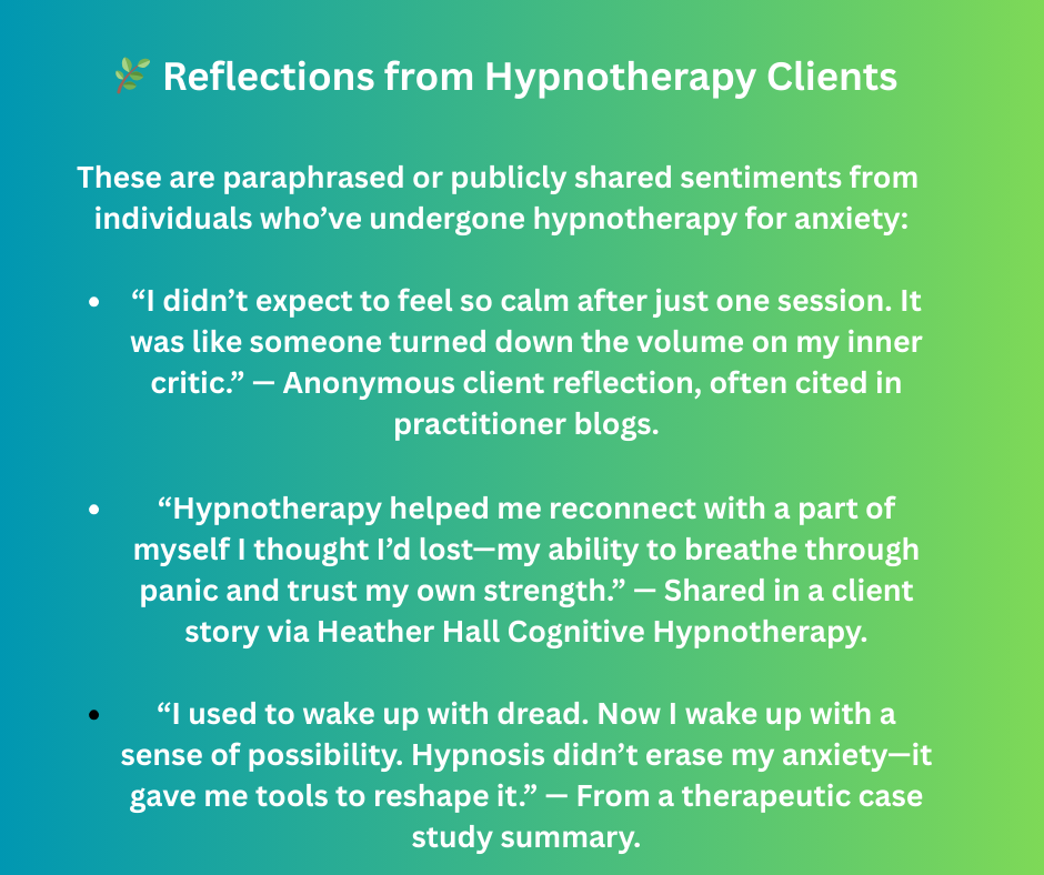 Reflections anxiety