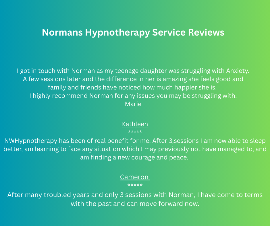 norman hypnotherapy service reviews